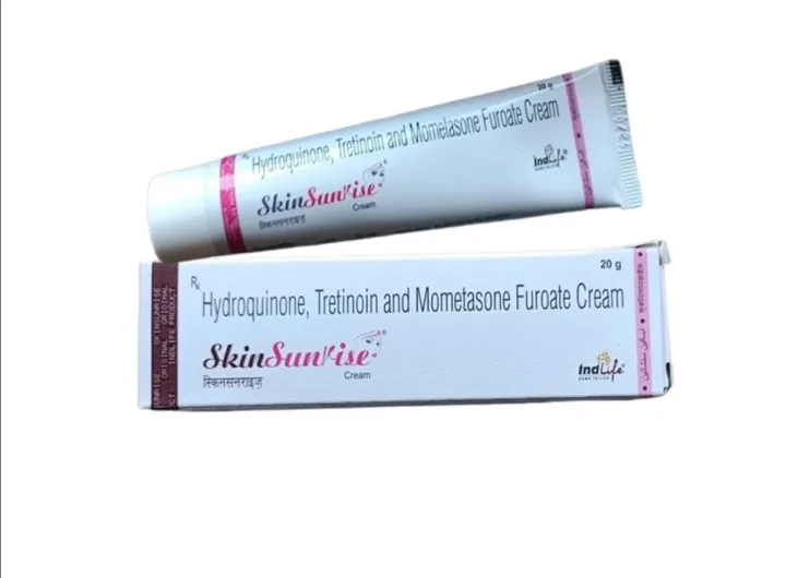 SKIN SUNRISE HYDROQUINONE TRETINOIN AND MOMETASONE FUROATE CREAM 20 GM