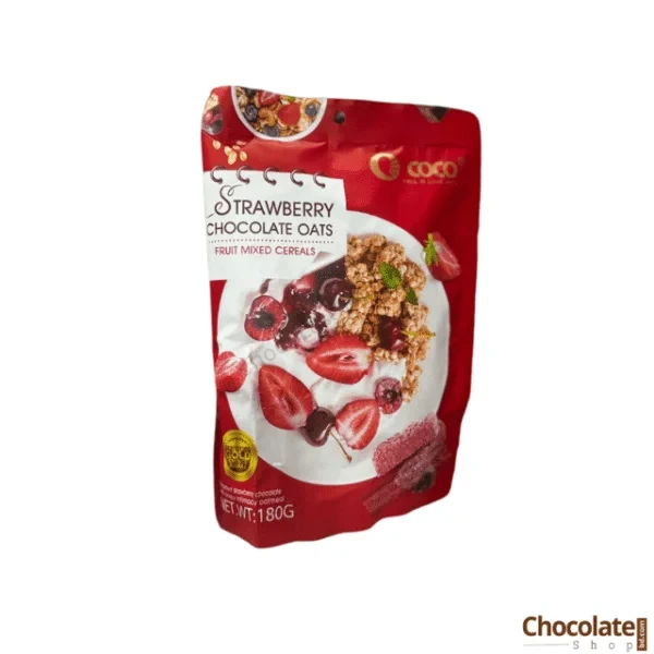Coco Strawberry Chocolate Oats Fruit Mixed Cereals 180 gm