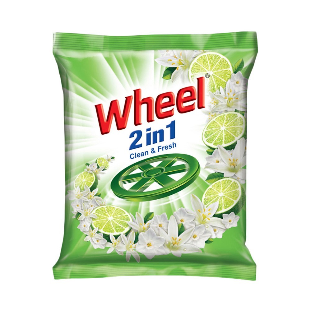 Wheel Washing Powder 2 in 1 Clean & Fresh 2 KG