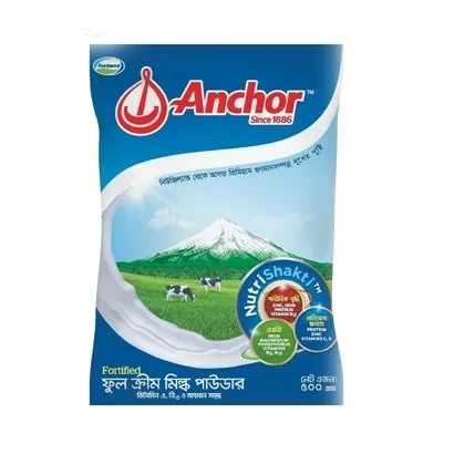 Anchor Full Cream Milk 500gm