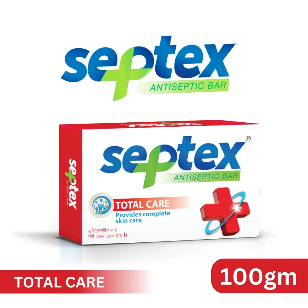 Septex Total Care Antiseptic Bar 100gm