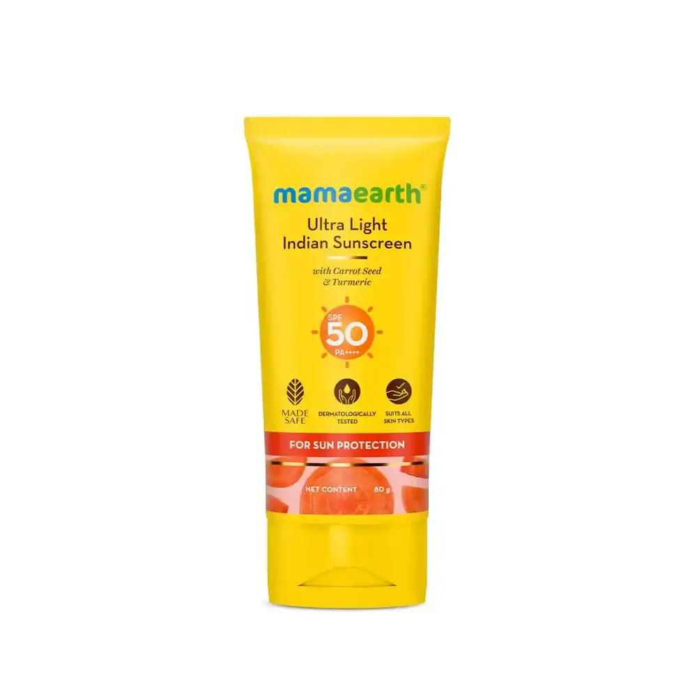Mamaearth Ultra Light Indian Sunscreen 80 GM