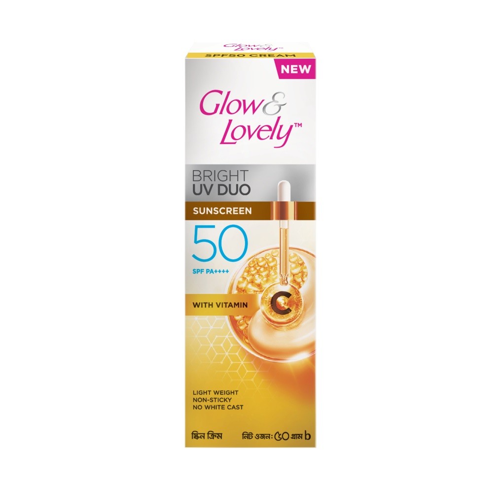 GLOW & LOVELY BRIGHT UV DUO SUNSCREEN 50gm