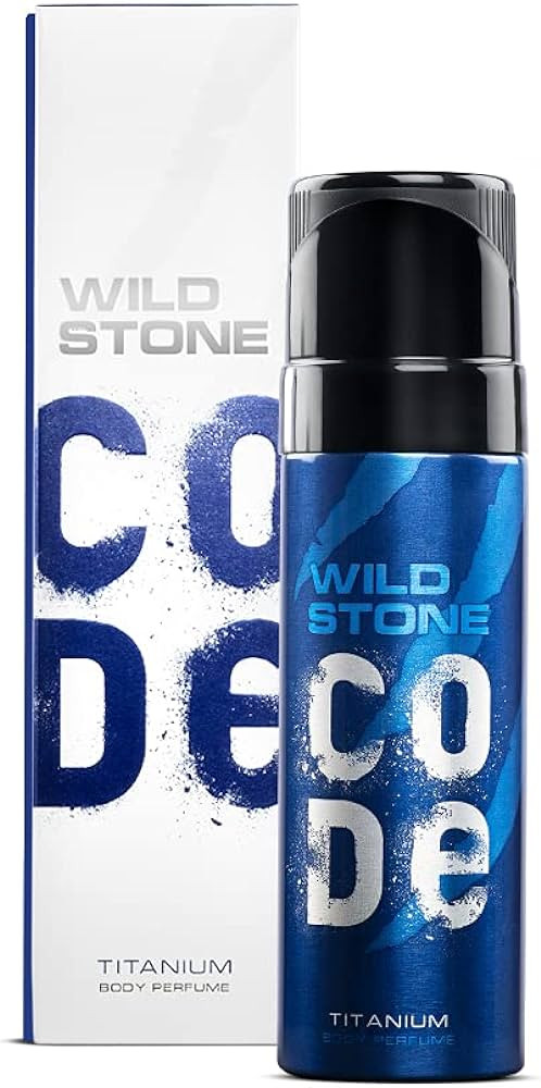 Wild Stone Code Titanium Body Perfume for Men, 120ml