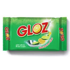 GLOZ DISH WASHING BAR 75GM