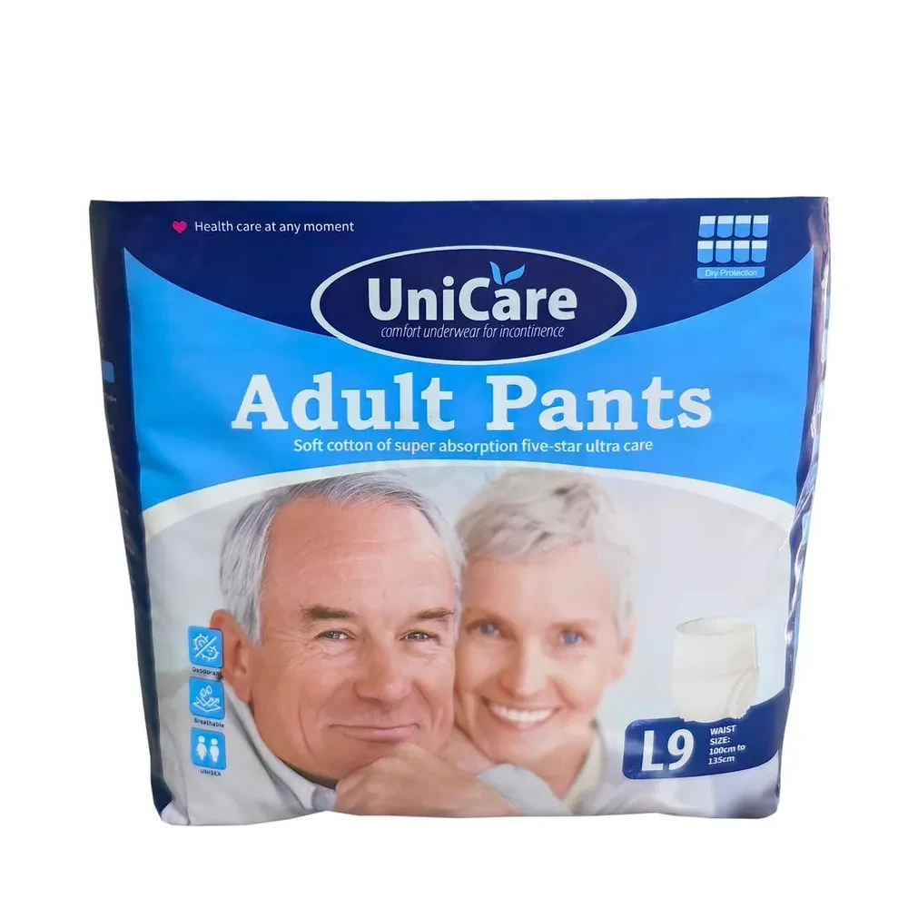 UNICARE ADULT PANTS L9 WAIST SIZE 100CM TO 135CM