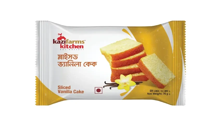 Kazi Farms Kitchen Sliced Vanilla Cake 70g