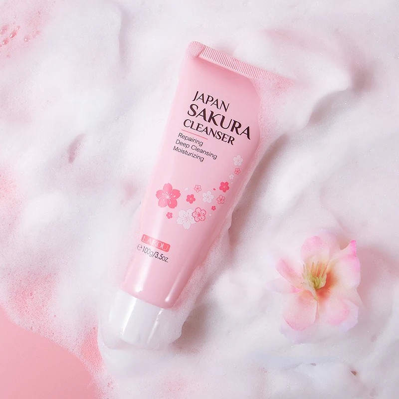 LAIKOU Japan Sakura Cleanser Face Wash 100g
