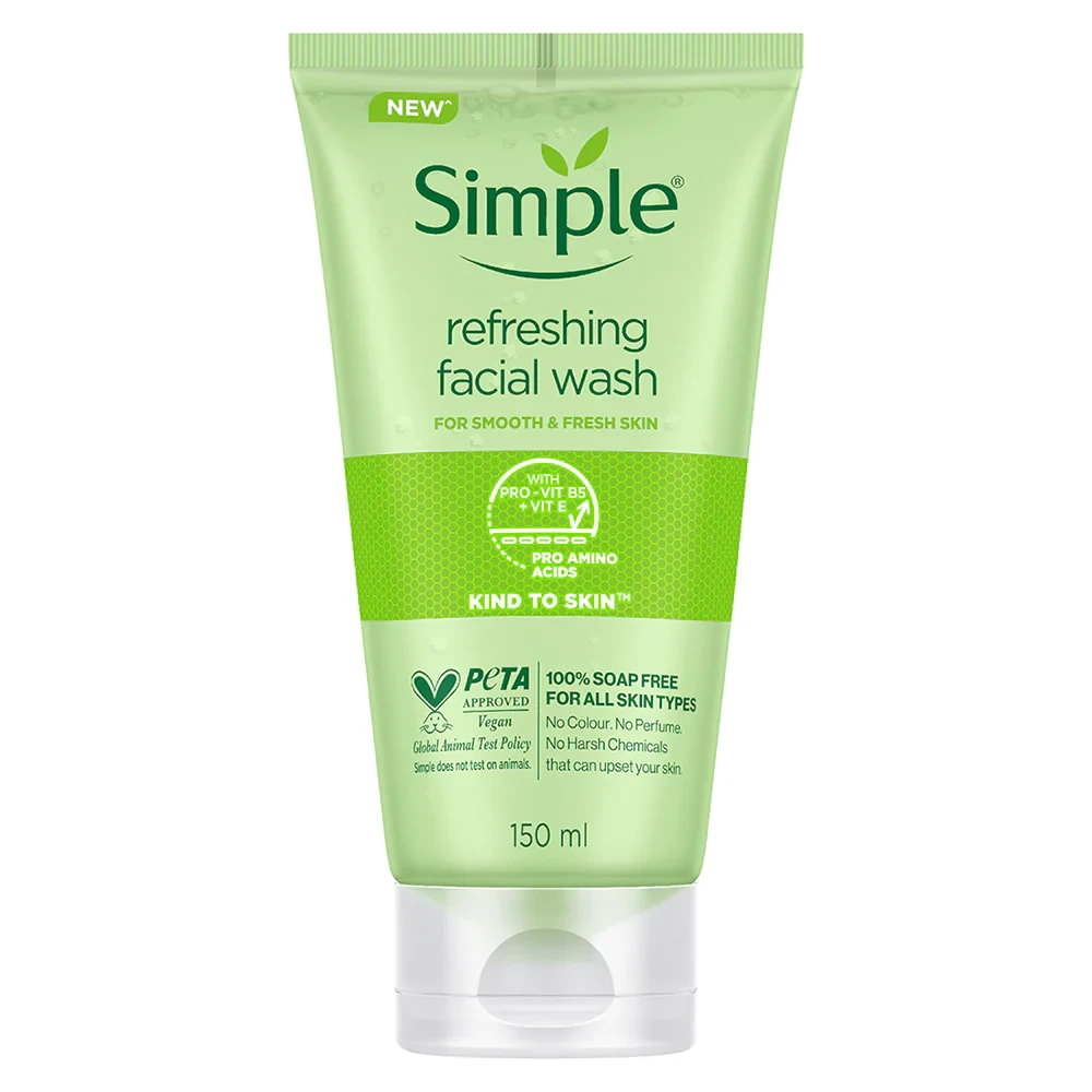 Simple Kind to Skin Refreshing Facewash 150 ML