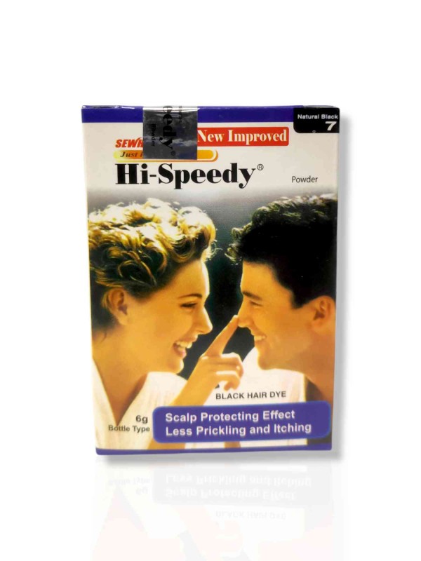 Hi Speedy Hair Color Powder Natural Black 7 6gm