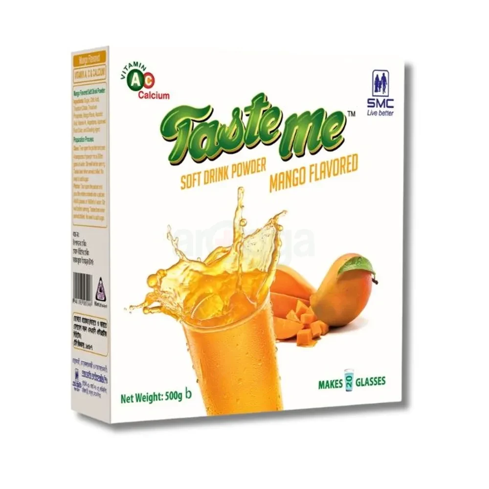 SMC Taste Me Mango Flavored Soft Drink Powder 500g