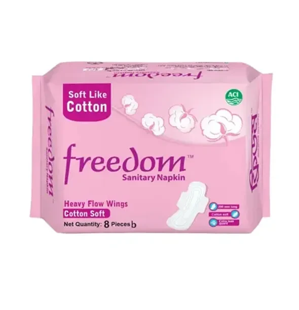 Freedom Heavy Flow Cotton Soft - 8pads